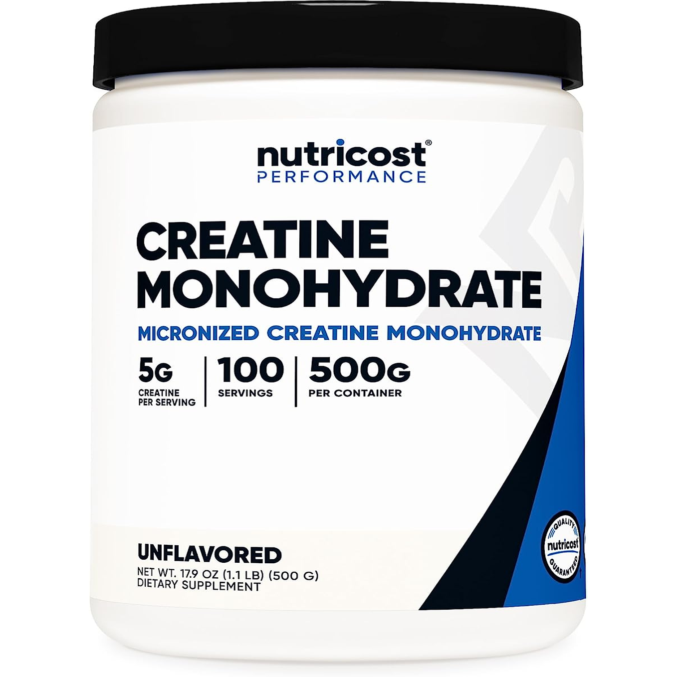 Creatine Monohydrate Micronized Powder 500G, 5000Mg per Serv (5G) - 100 Servings, 17.9 Oz