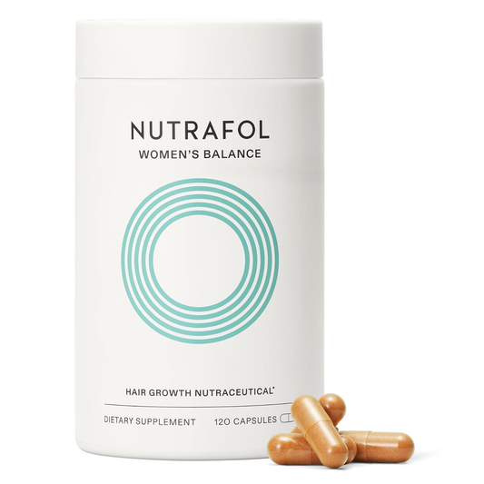 Women'S Balance Hair Growth Supplements, Ages 45 and Up, Clinically Proven for Visibly Thicker Hair and Scalp Coverage, Dermatologist Recommended - 1 Month Supply