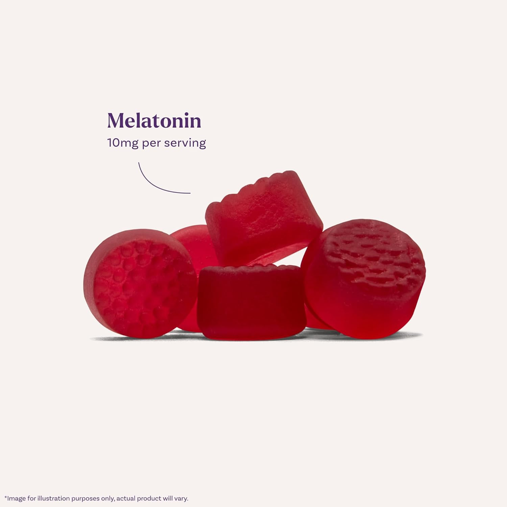 Melatonin Gummies, Sleep Support, 90 Strawberry-Flavored Adult Melatonin Gummies, 10 Mg Sleep Aids for Adults