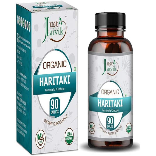 Organic Haritaki (Terminalia Chebula) - 750Mg (90 Tablets) | Dietary Supplements for Detoxification & Rejuvenation for Vata