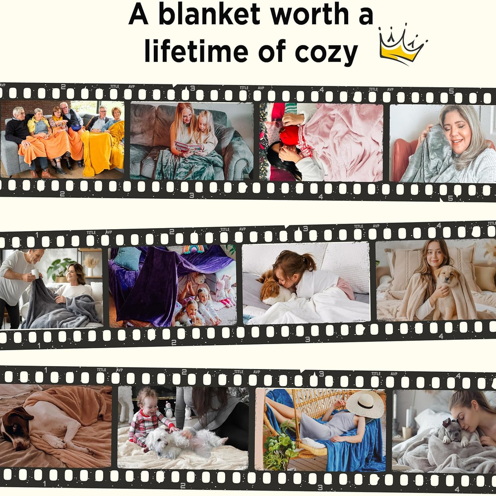 Gentlesoft Fleece King Size Blankets for Bed Grey - Soft Lightweight Plush Cozy Fuzzy Luxury Warm Winter Blanket Microfiber, Room Home Decor Gifts for Women and Men, 108X90 Inches