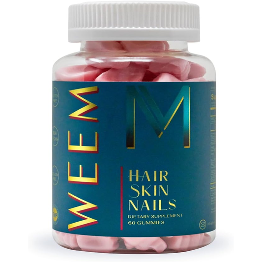 Hair Skin and Nails Gummies - Vegan Biotin Vitamins for Women & Men Supports Faster Hair Growth, Stronger Nails, Healthy Skin