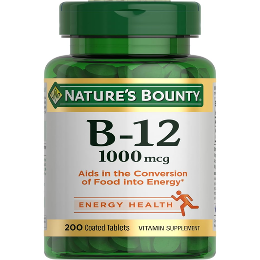Vitamin B12 1000 Mcg Supplements, Supports Energy Metabolism, 200 Ct