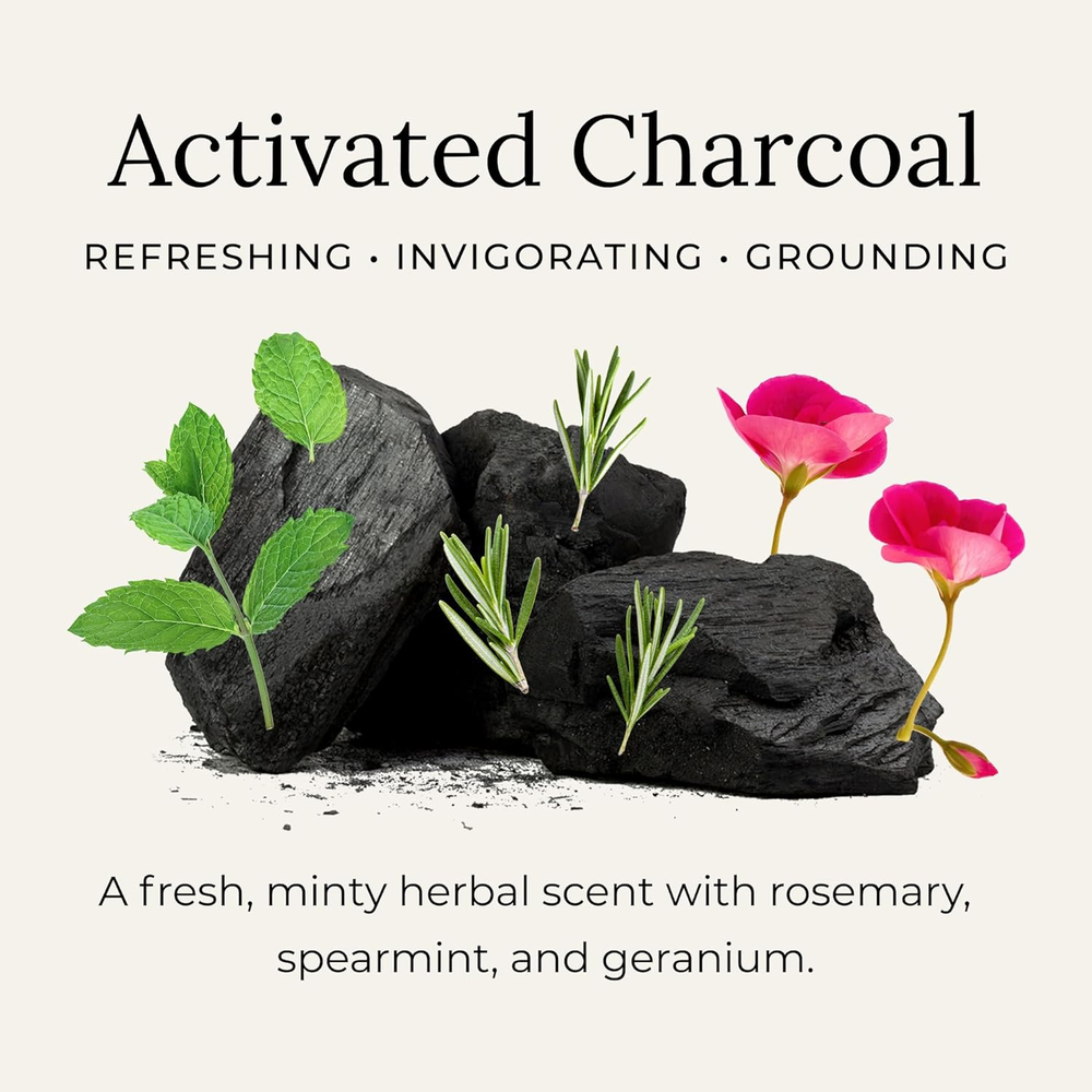 Little Seed Farm All Natural Deodorant Cream, Aluminum Free Deodorant for Women or Men, 2.4 Ounce - Activated Charcoal
