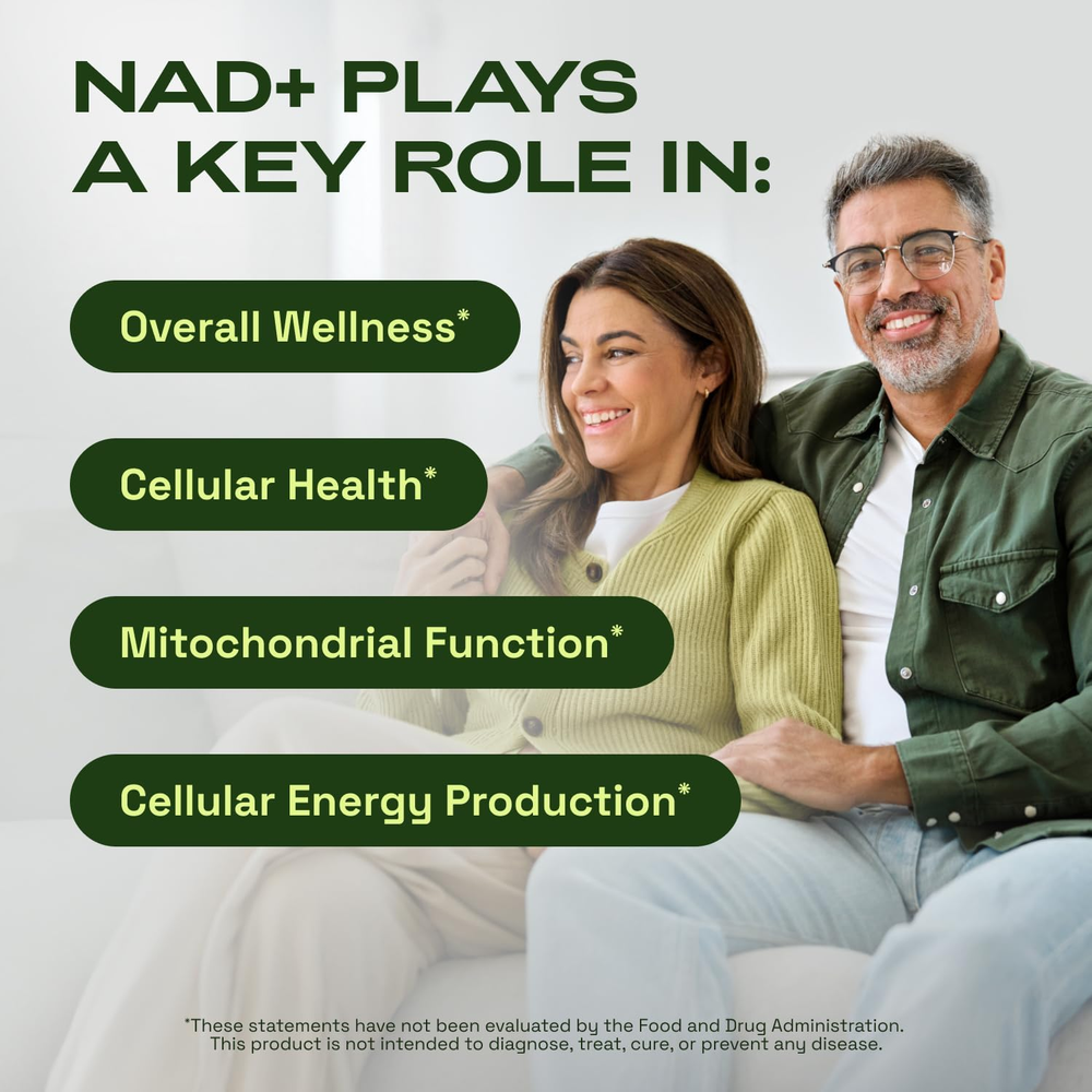NMNH Supplement Alternative – Liposomal Advanced  NAD+ Resveratrol – 30-Day Supply – Third-Party Tested – 60 Capsules