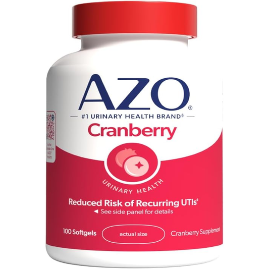 Cranberry Supplement, Made with Concentrated Whole Fruit Cranberry Powder to Help Cleanse and Protect the Urinary Tract*, Sugar Free Cranberry Pills, Non-Gmo, 100 Softgels