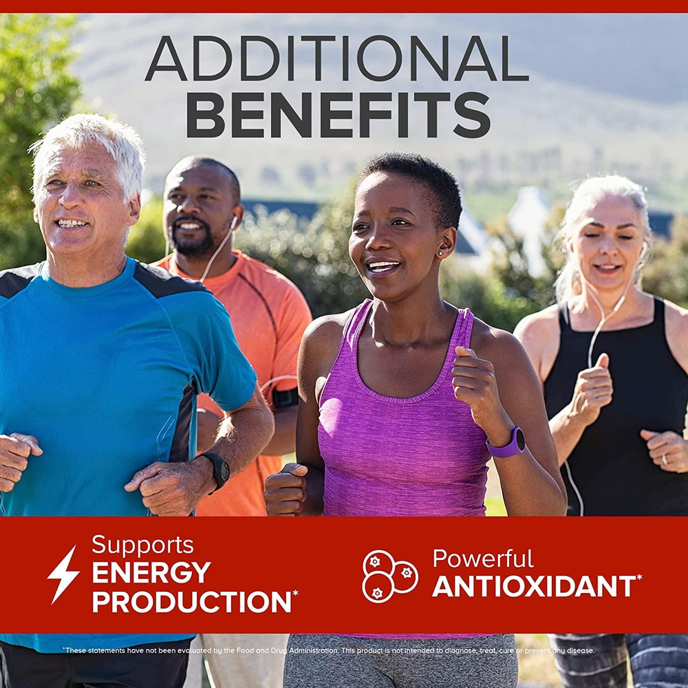 Antioxidant for Heart Health Ultra CoQ10 100Mg Softgels, 3X Better Absorption,  & Energy Production, Coenzyme Q10 Vitamins and Supplements, 4 Month Supply, 120 Count