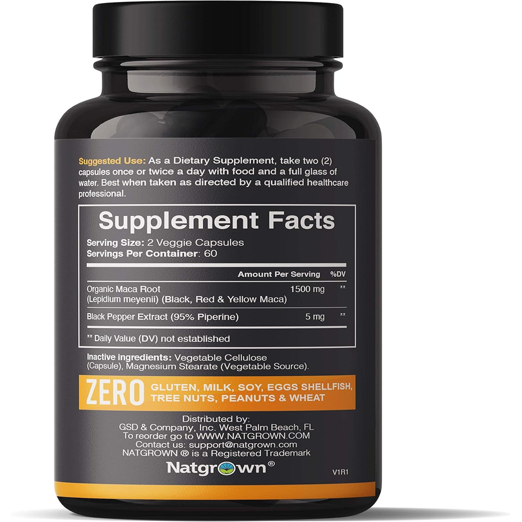 organic perluvian maca root vegan superfood energy balance