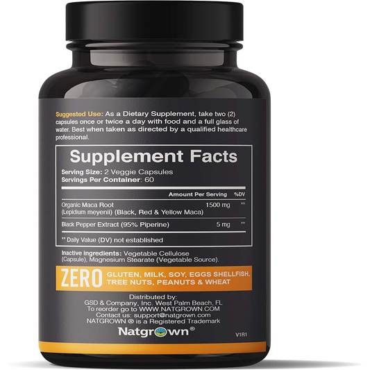 organic perluvian maca root vegan superfood energy balance