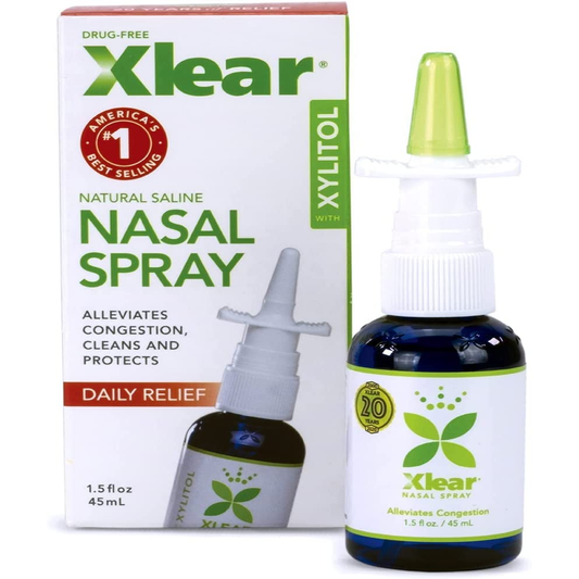 Natural Nasal Spray with Xylitol, 1.5 Fl Oz (Pack of 4)