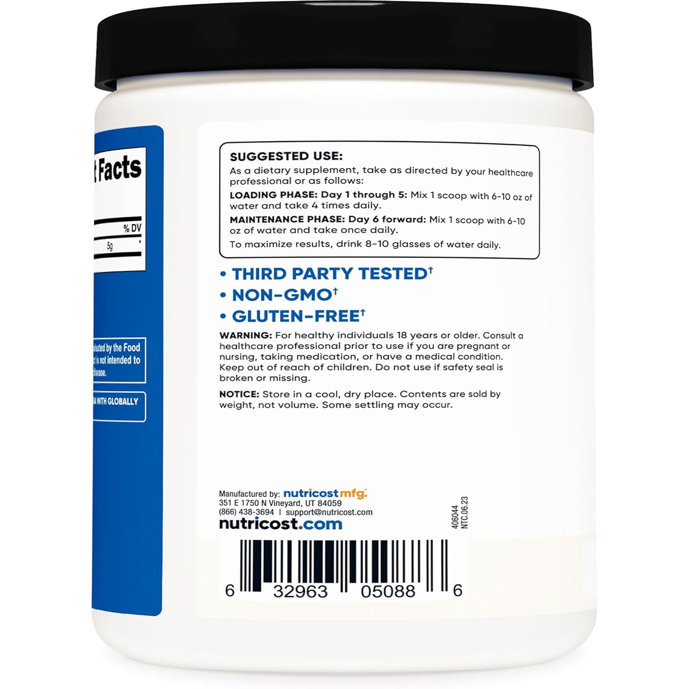 Creatine Monohydrate Micronized Powder 500G, 5000Mg per Serv (5G) - 100 Servings, 17.9 Oz