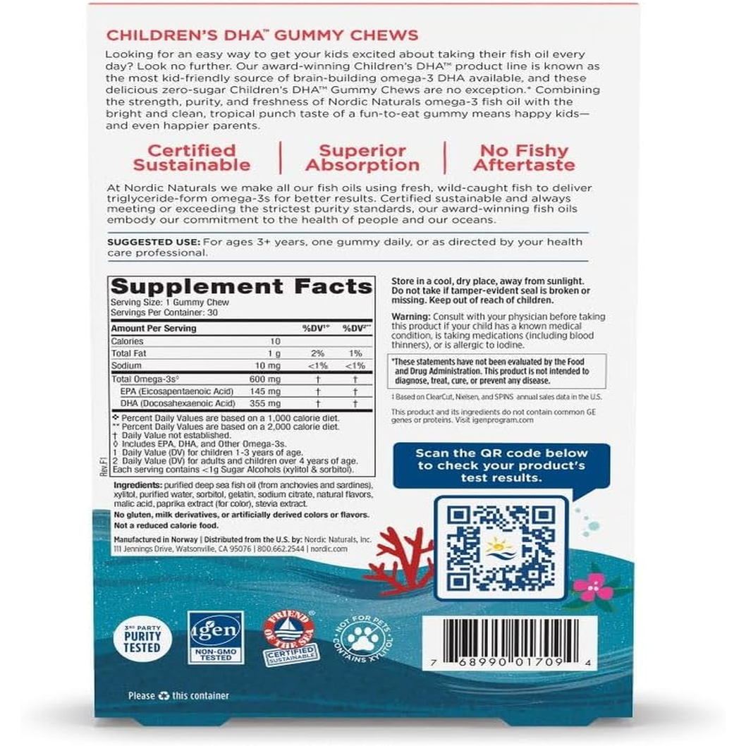 600 Mg Total Omega-3S - Brain Development