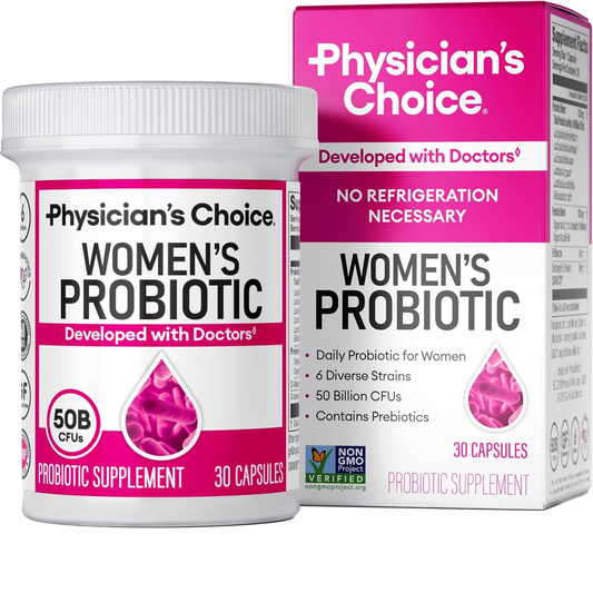 Probiotics for Women - PH Balance, Digestive, UT, & Feminine Health - 50 Billion CFU - 6 Unique Strains for Her - Organic Prebiotics, Cranberry Extract+ - Women Probiotic - 30 CT