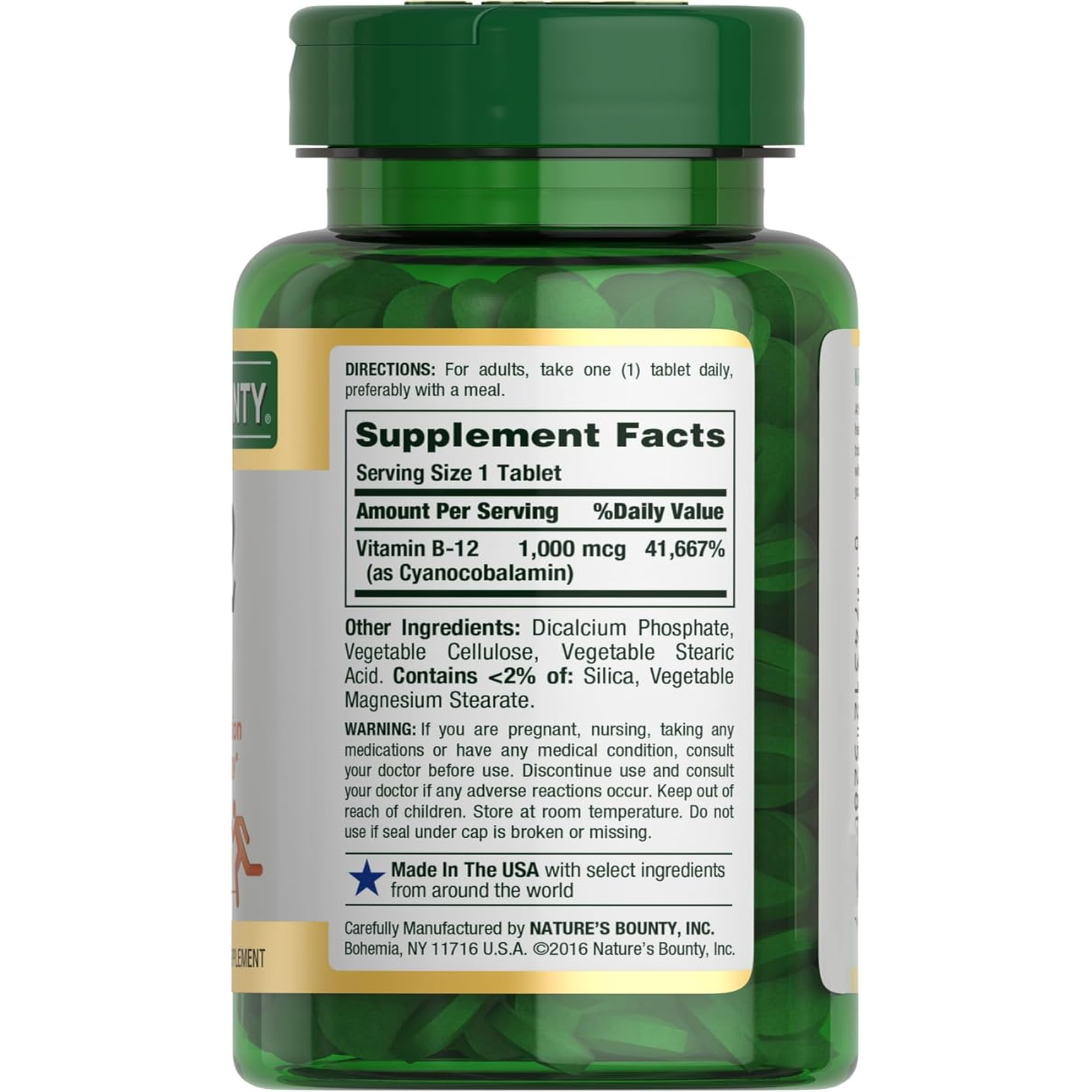 Vitamin B12 1000 Mcg Supplements, Supports Energy Metabolism, 200 Ct