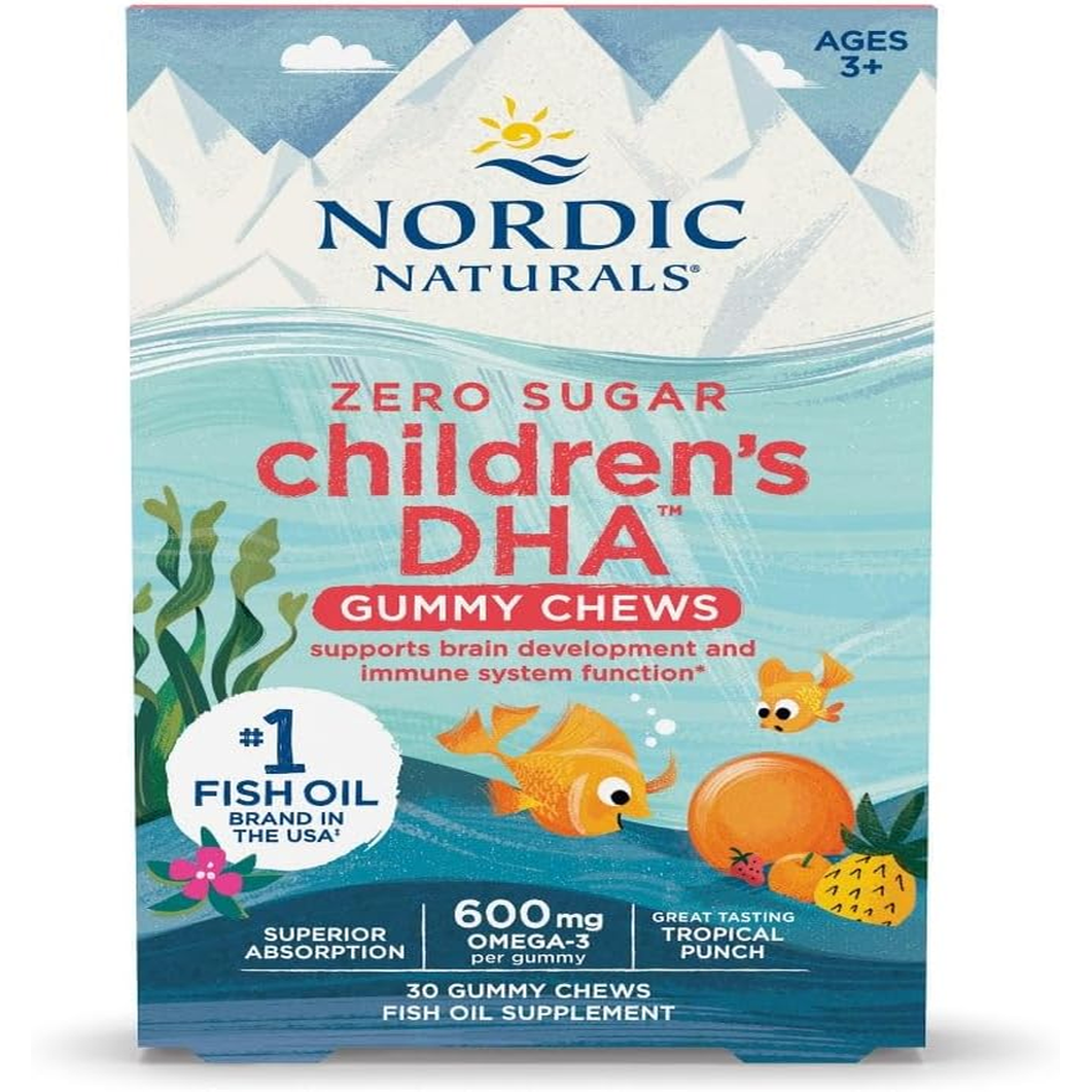 Zero Sugar Children’S DHA Gummy Chews, 