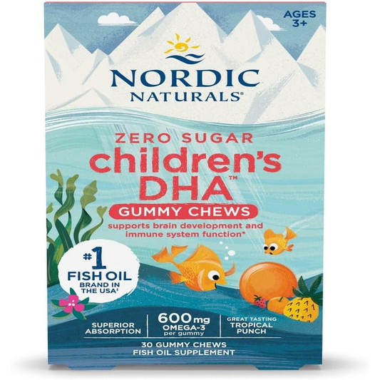 Zero Sugar Children’S DHA Gummy Chews, 