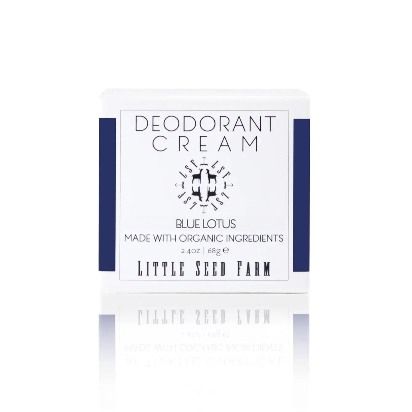 Little Seed Farm All Natural Deodorant Cream, Aluminum Free Deodorant for Women or Men, 2.4 Ounce - Activated Charcoal